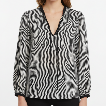 Veronica Maine Zebra Shirt | Pre Loved