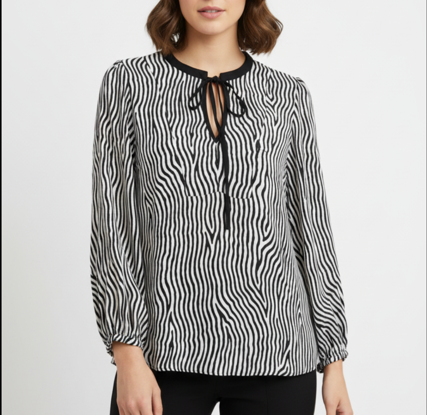 Veronica Maine Zebra Shirt | Pre Loved