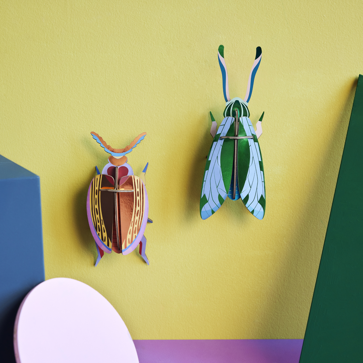 Wall Art Jade Grasshopper