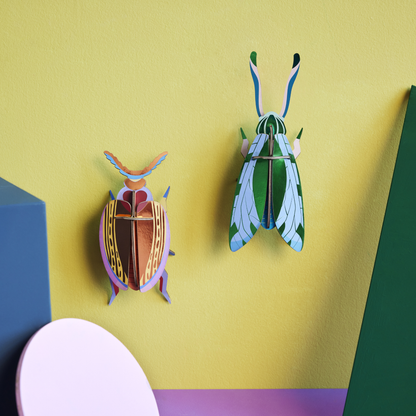 Wall Art Jade Grasshopper