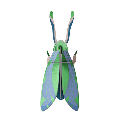 Wall Art Jade Grasshopper