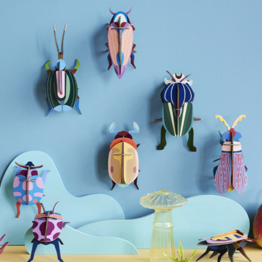 Wall Art Blue Copper Butterfly