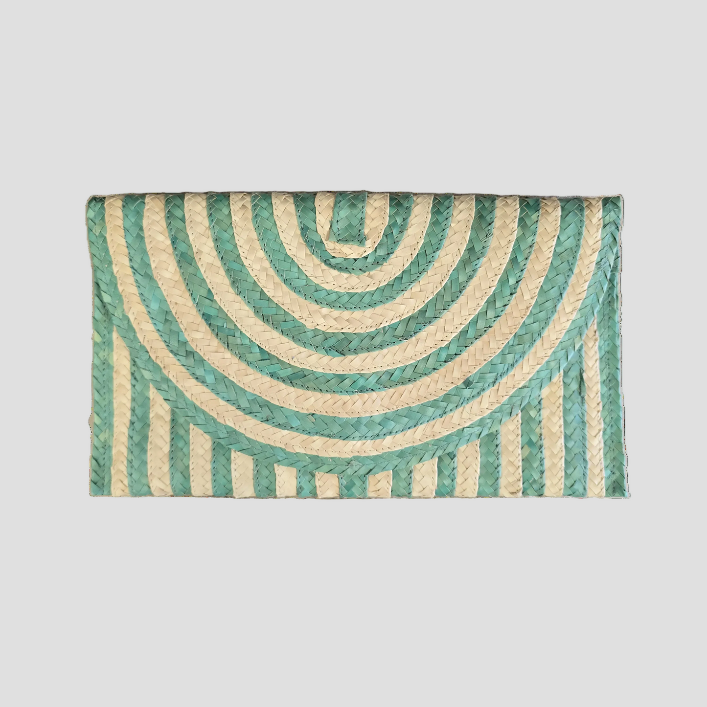 Woven Clutch | Mint