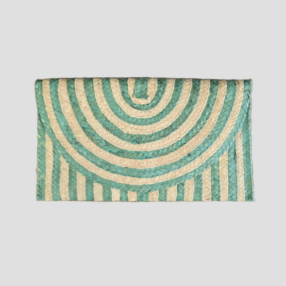 Woven Clutch | Mint