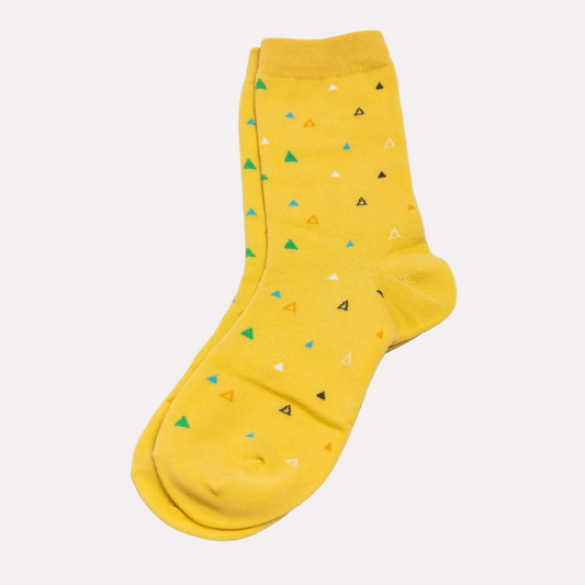 Yellow Triangle Socks