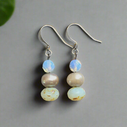 Organic Bead Earrings | Set 7