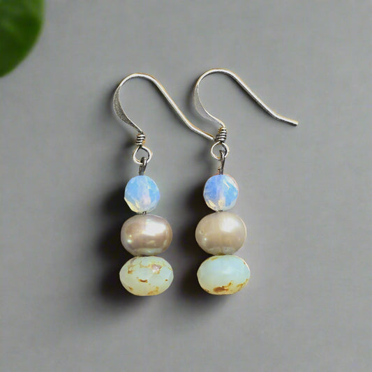 Organic Bead Earrings | Set 7