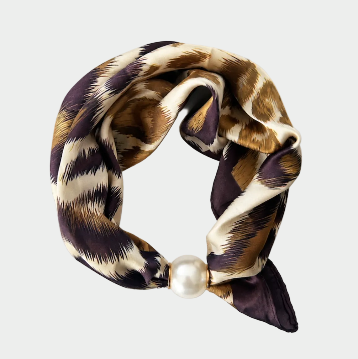 Pearl Neck Scarf | Desert Fawn