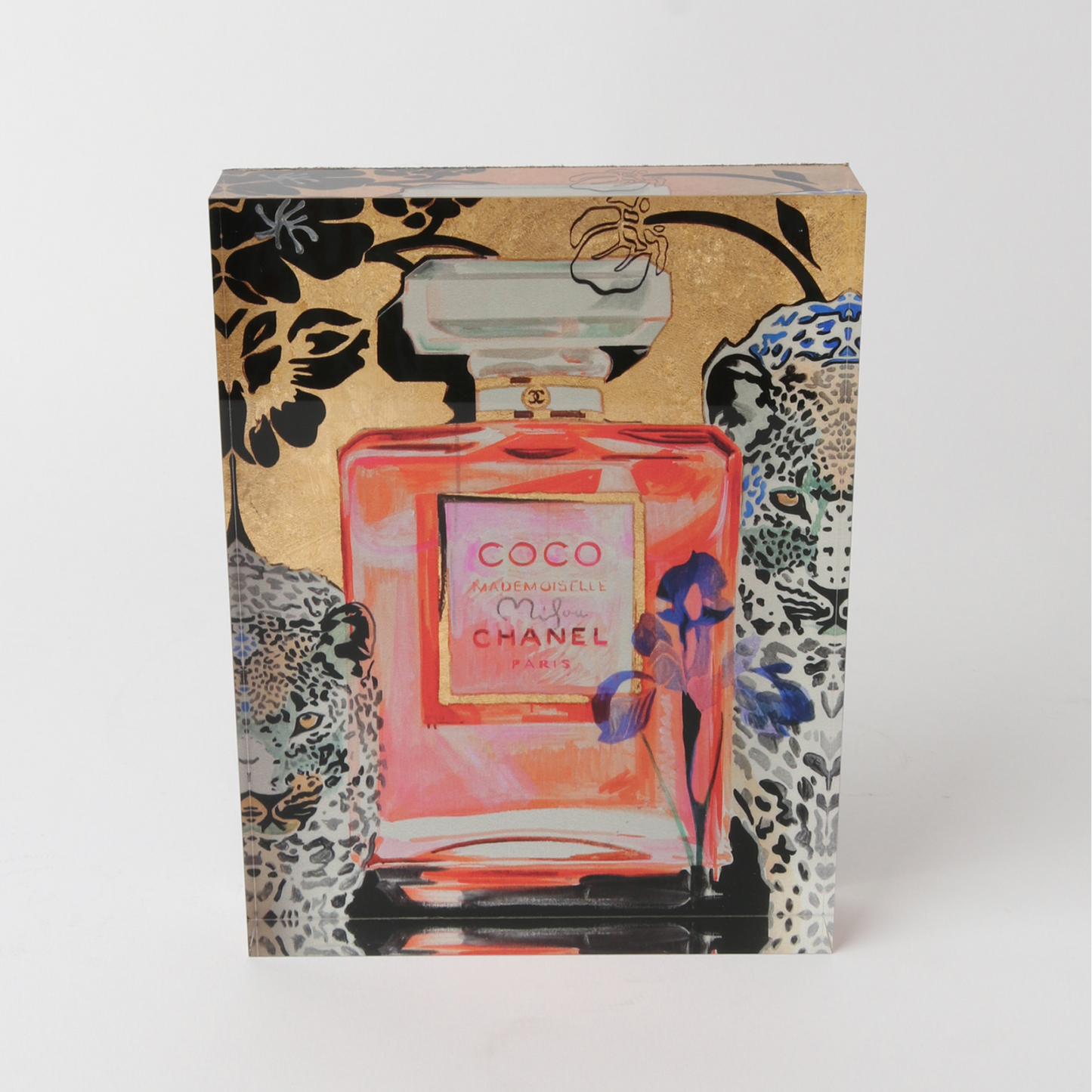 Coco Chanel Block Art | Fluoro