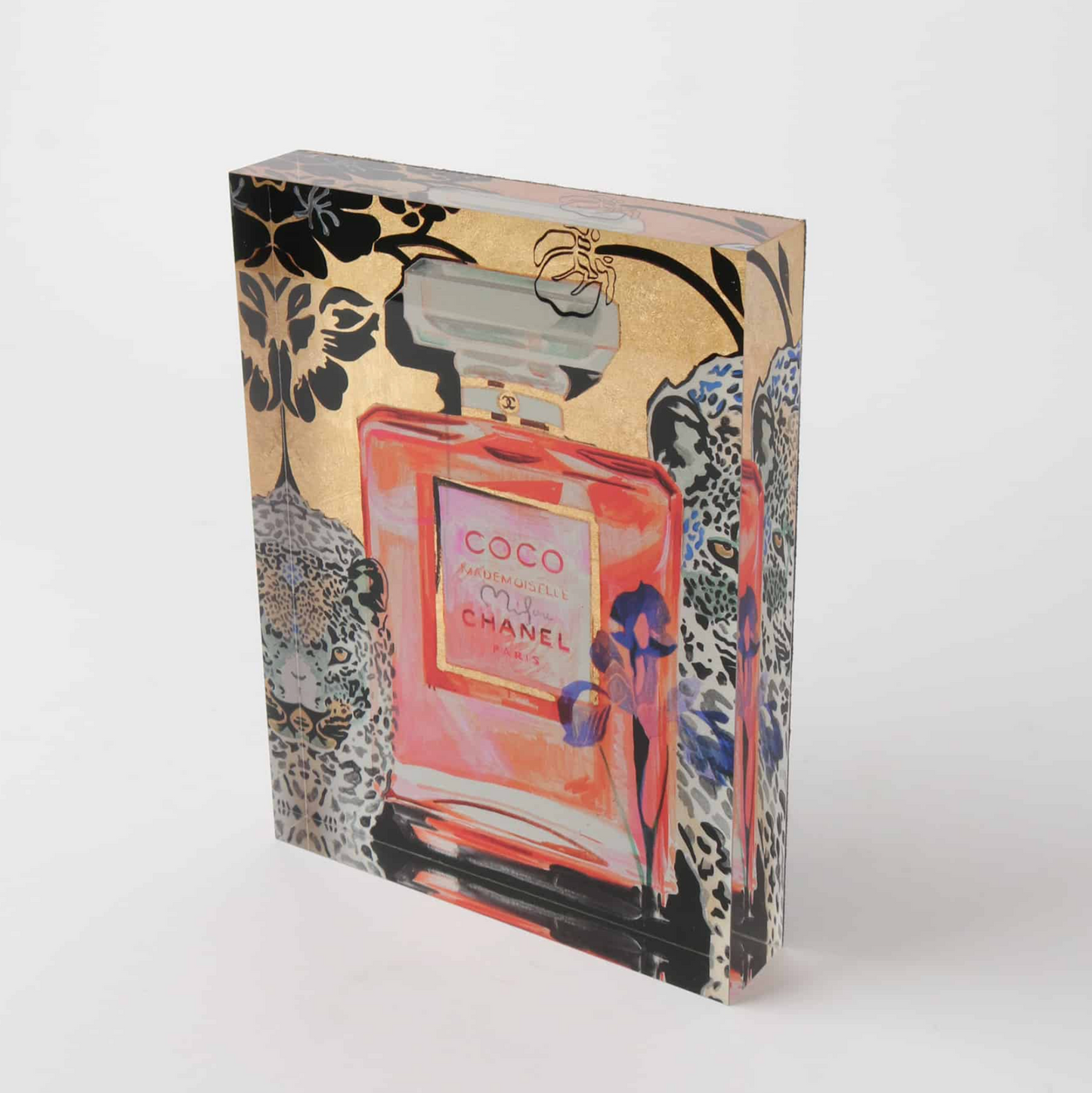 Coco Chanel Block Art | Fluoro