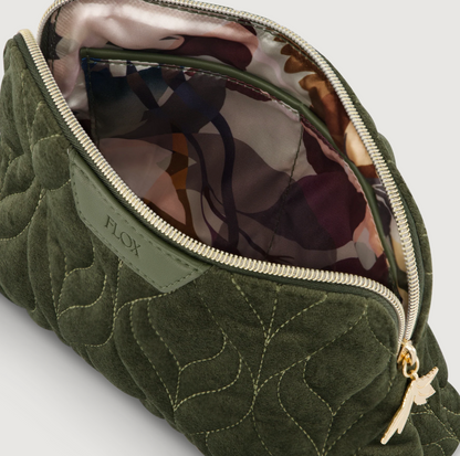 FLOX Ahi Velvet Purse | Medium Green