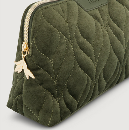 FLOX Ahi Velvet Purse | Medium Green
