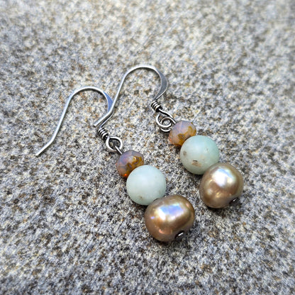 Organic Bead Earrings | Set 5