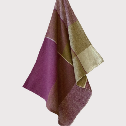 Tea Towel | Pink + Mocha