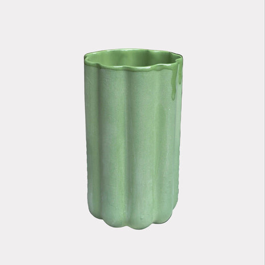 Blossom Vase 15cm | Moss Green