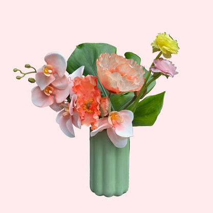 Blossom Vase 15cm | Moss Green