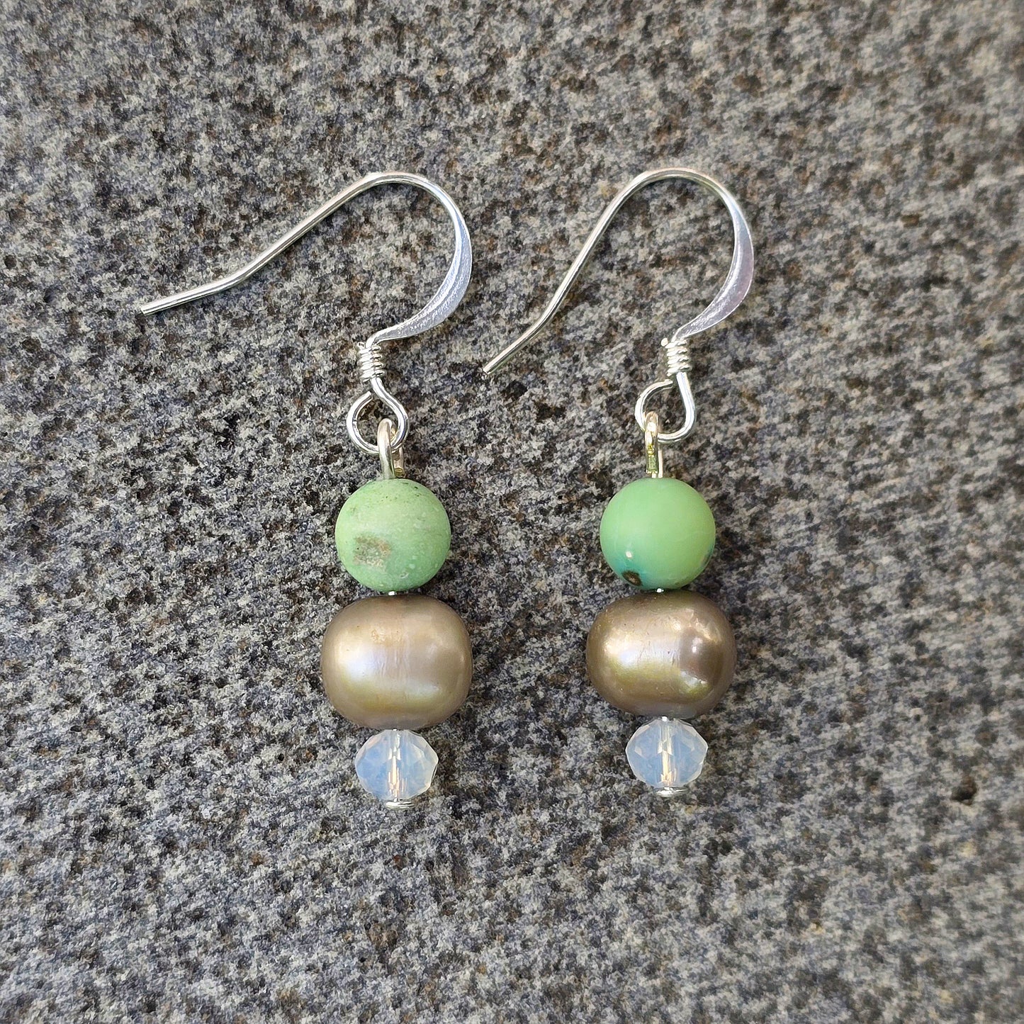 Jasper + Swarovski Earrings - Set 11 | 2 Styles