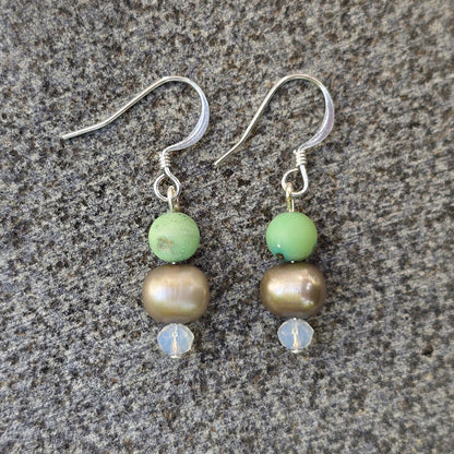 Jasper + Swarovski Earrings - Set 11 | 2 Styles