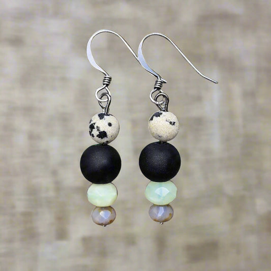 Natural Gemstone Earrings  | Set 3