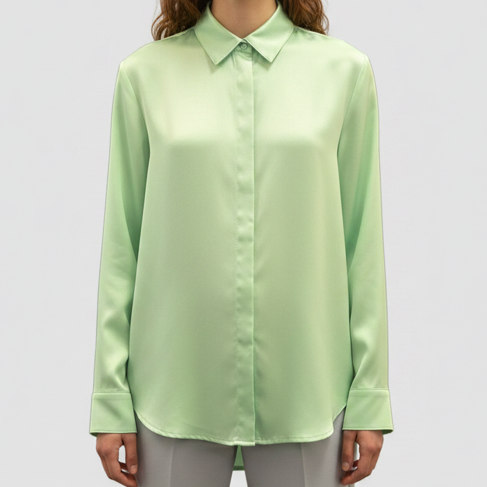 Mint Green Polly Shirt | Pre Loved