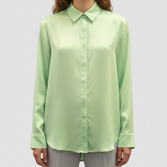 Mint Green Polly Shirt | Pre Loved