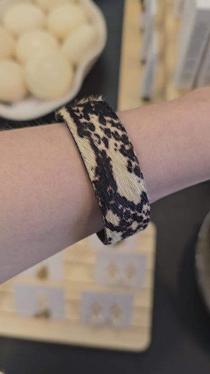 Antler Hide Cuff | Snake Skin