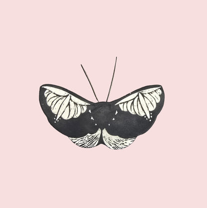 Ceramic Black Moth | Small 2