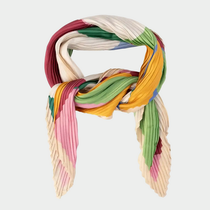 Cosimo Pleated Neck Scarf | Multi