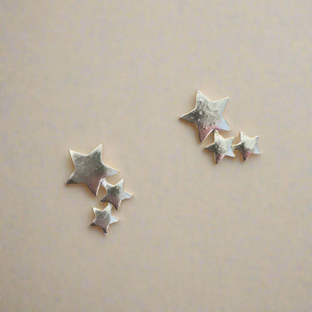 twigg Tri Star Studs NZ Jewellery