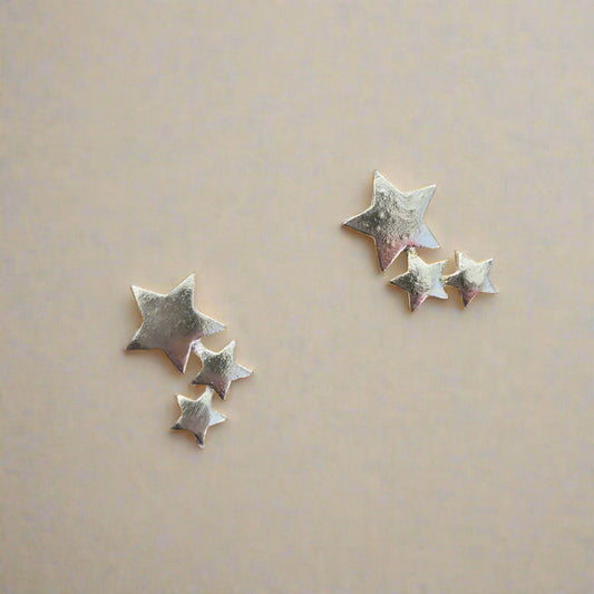 twigg Tri Star Studs NZ Jewellery