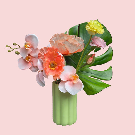 Blossom Vase 15cm | Avocado Green